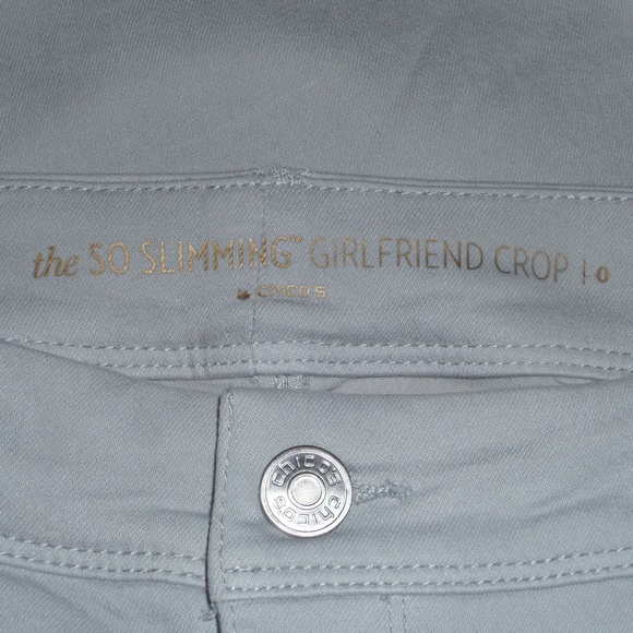 NWOT Chicos So Slimming Girlfriend Crop Pants - Picture 5 of 7
